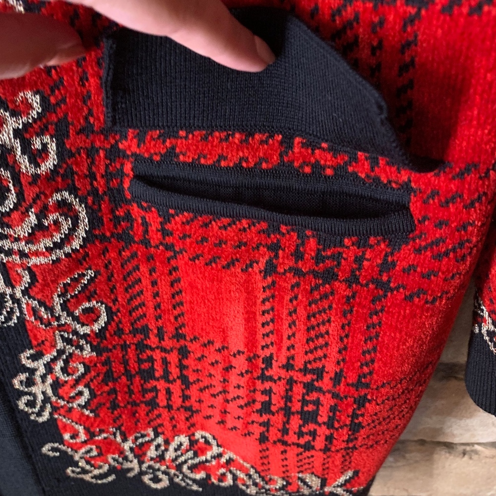 Escada plaid cardigan - Picture 5 of 8